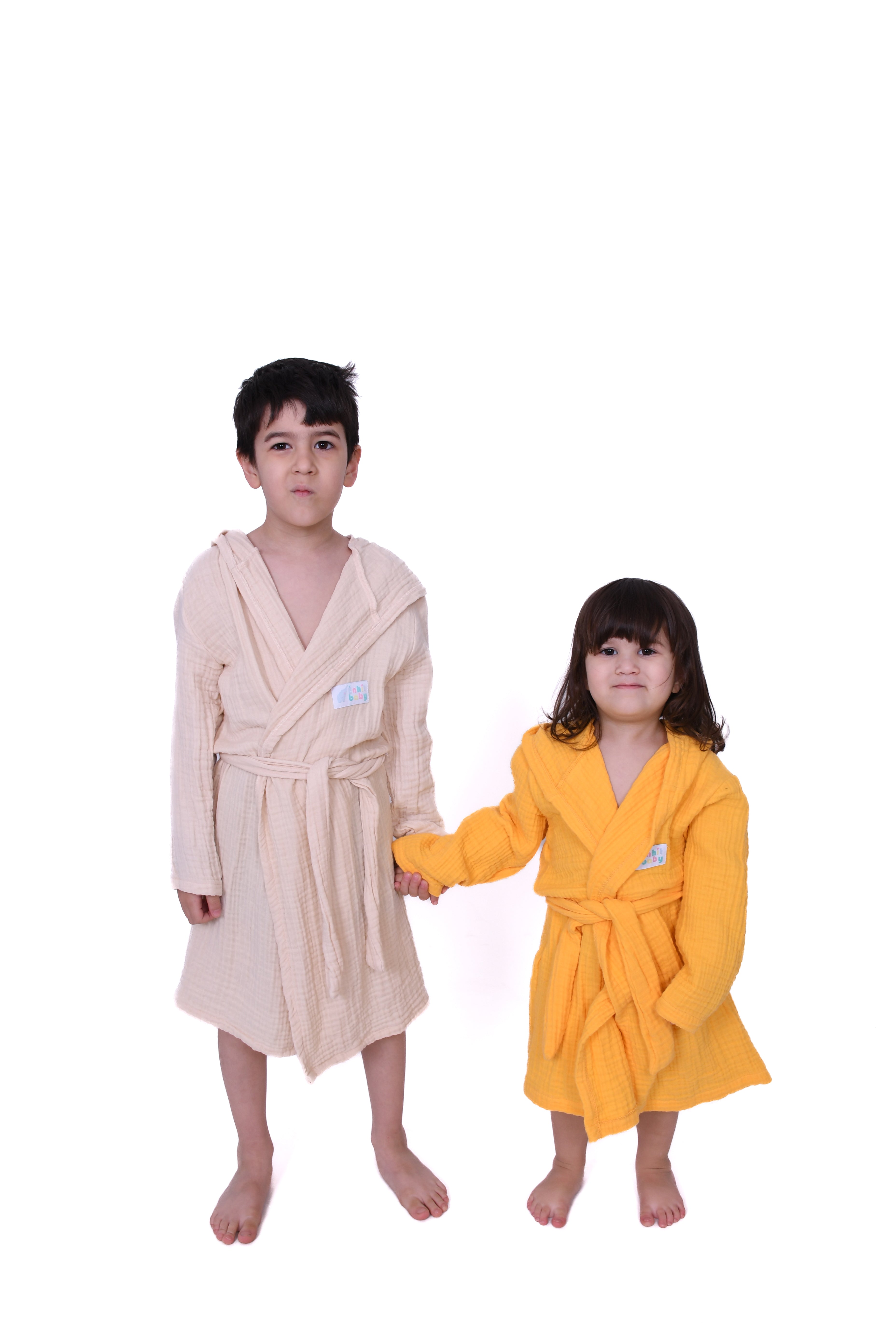 4 Katlı Müslin Çocuk Bornozu