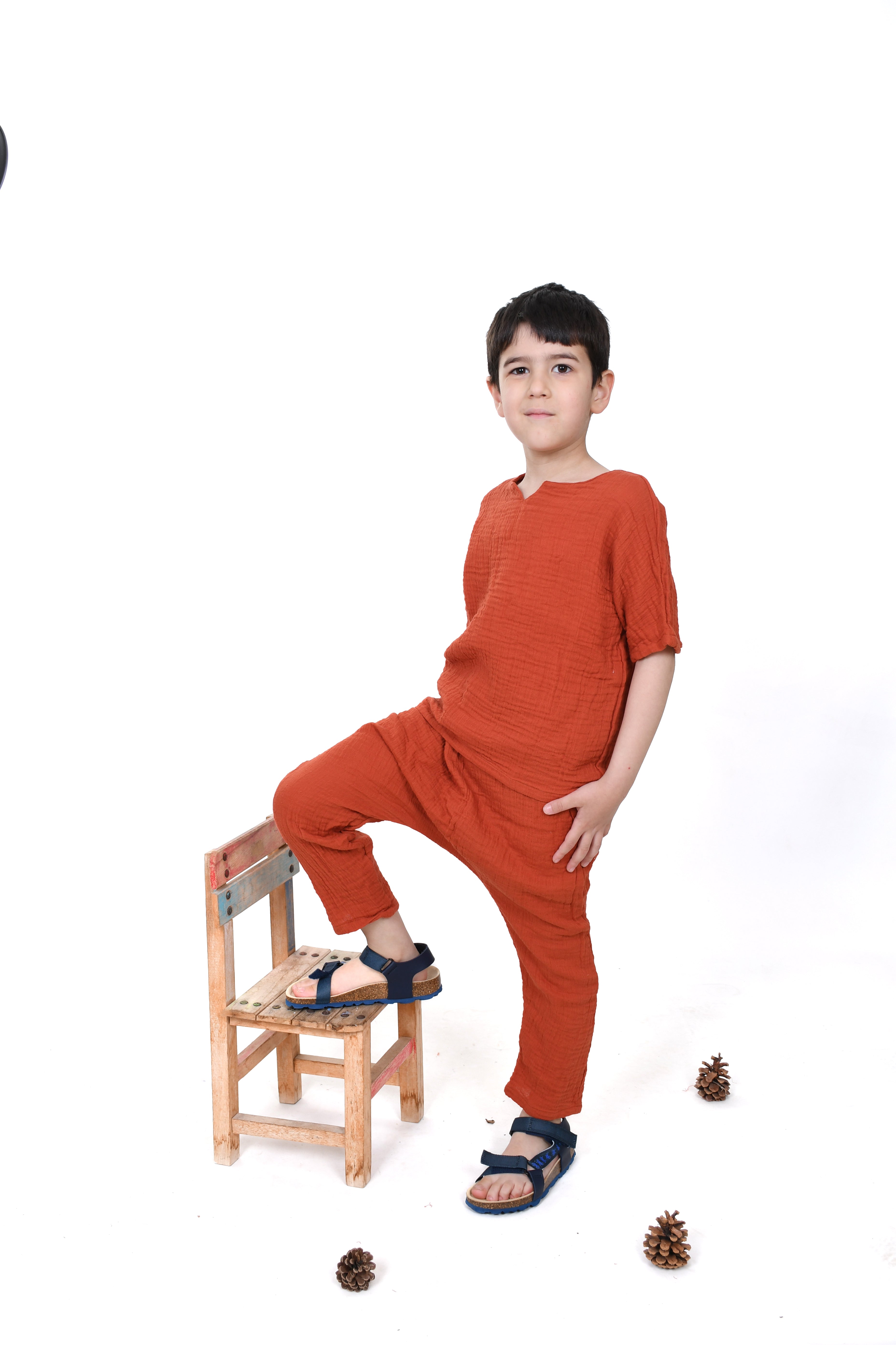 Çift Kat Müslin Şalvar Model Pantolon