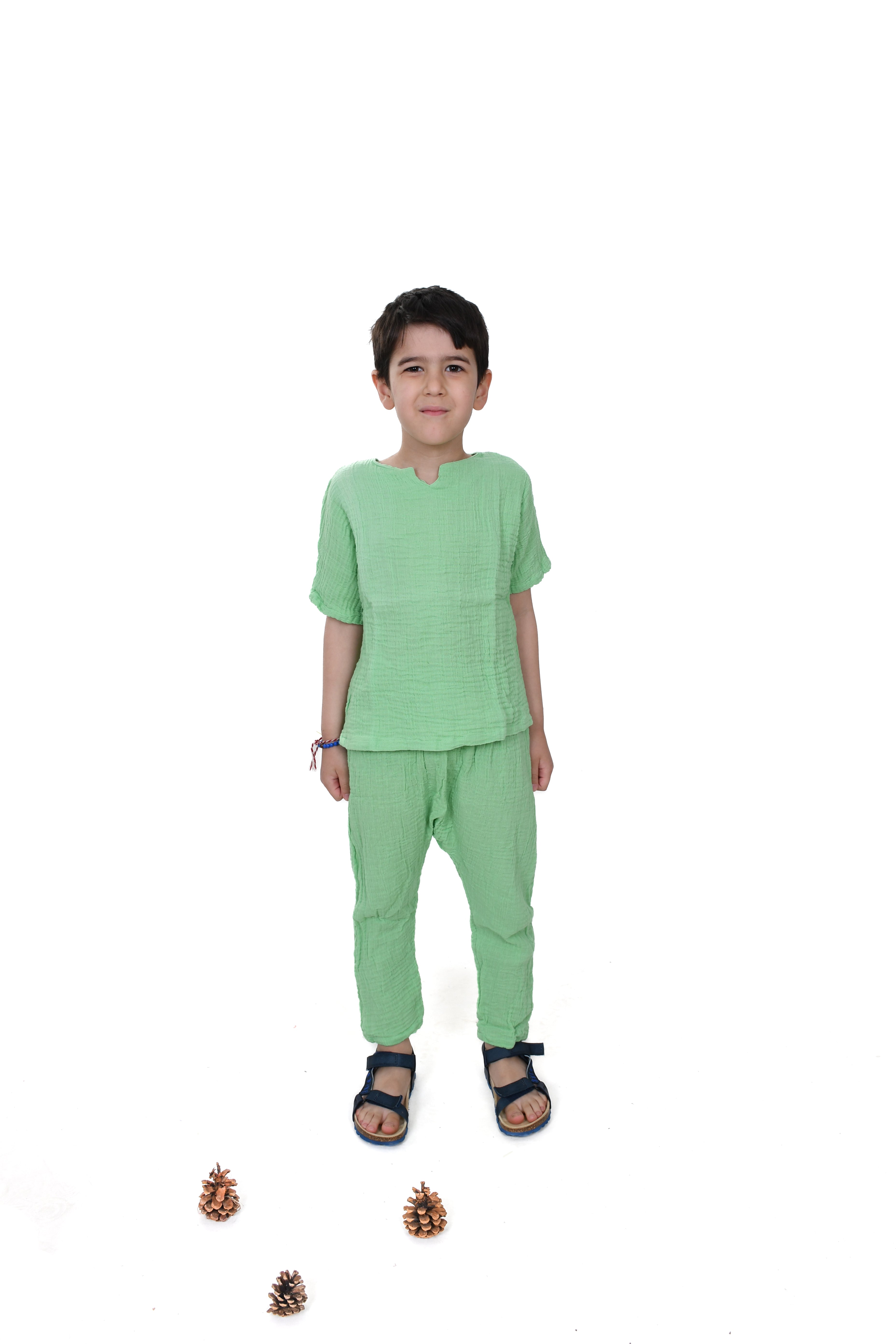 Çift Kat Müslin Şalvar Model Pantolon