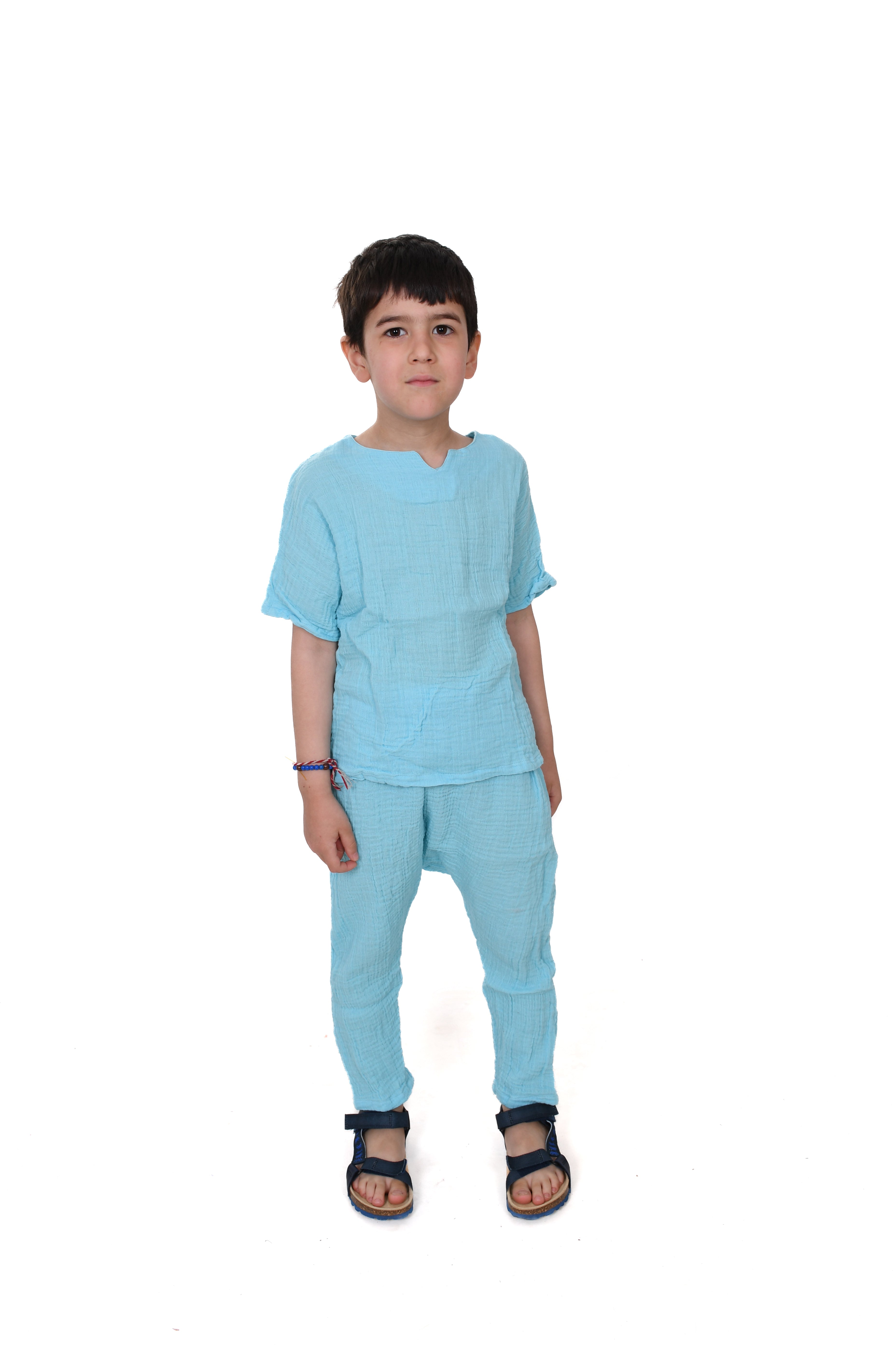 Çift Kat Müslin Şalvar Model Pantolon